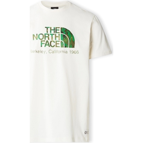 tekstylia Męskie T-shirty i Koszulki polo The North Face Berkeley California T-Shirt - White Dune Biały