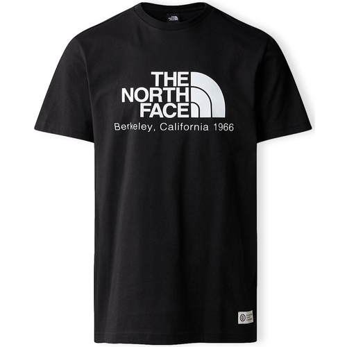 tekstylia Męskie T-shirty i Koszulki polo The North Face Berkeley California T-Shirt - Black Czarny