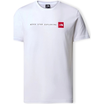 tekstylia Męskie T-shirty i Koszulki polo The North Face T-Shirt Never Stop Exploring - White Biały