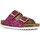 Buty Damskie Sandały Colors of California Glitter sandal 2 buckles Różowy