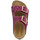 Buty Dziewczynka Sandały Colors of California Glitter sandal 2 buckles Różowy