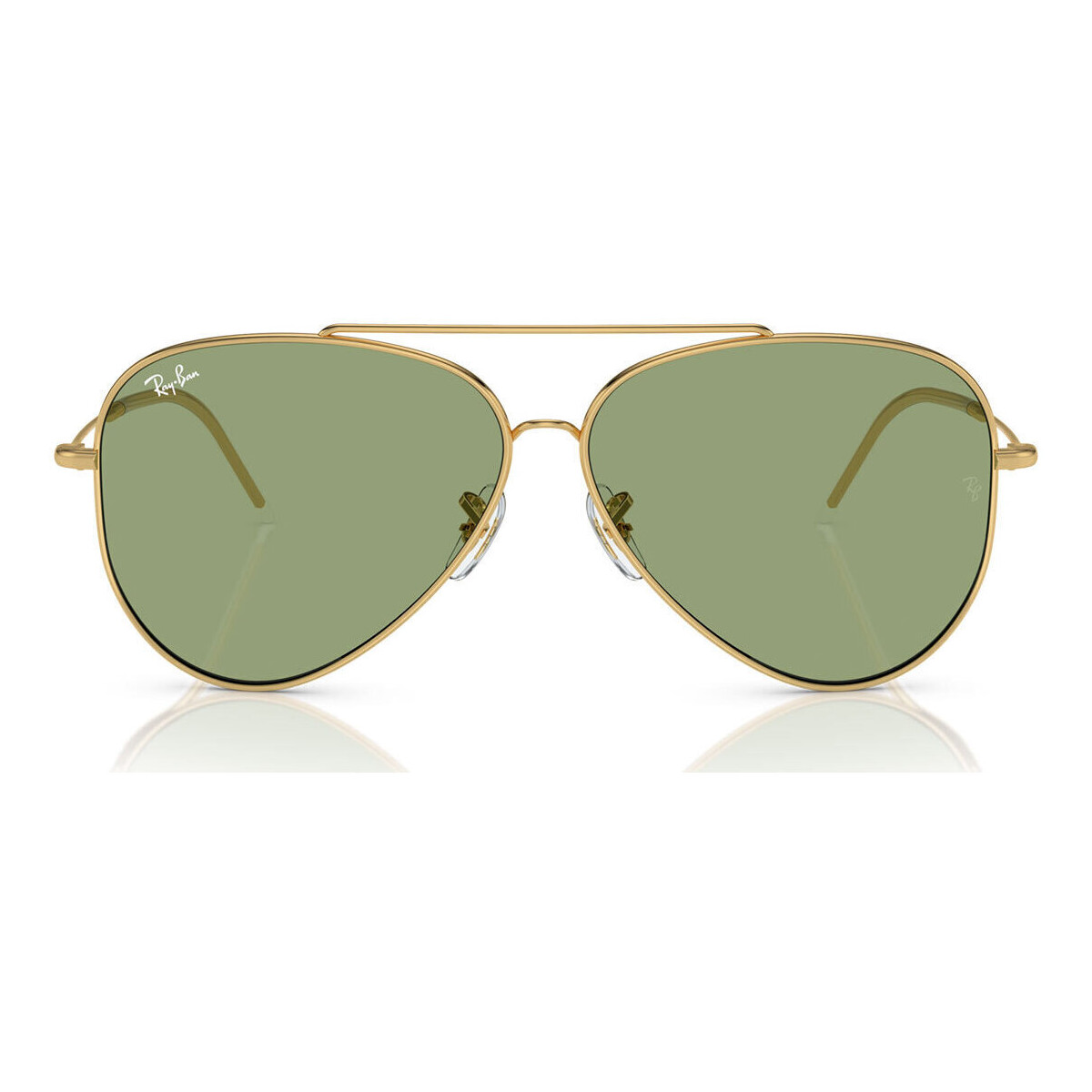Zegarki & Biżuteria  okulary przeciwsłoneczne Ray-ban Occhiali da Sole  Reverse RBR0101S 001/82 Złoty