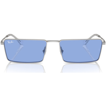 Zegarki & Biżuteria  okulary przeciwsłoneczne Ray-ban Occhiali da Sole  Emy RB3741 003/80 Srebrny