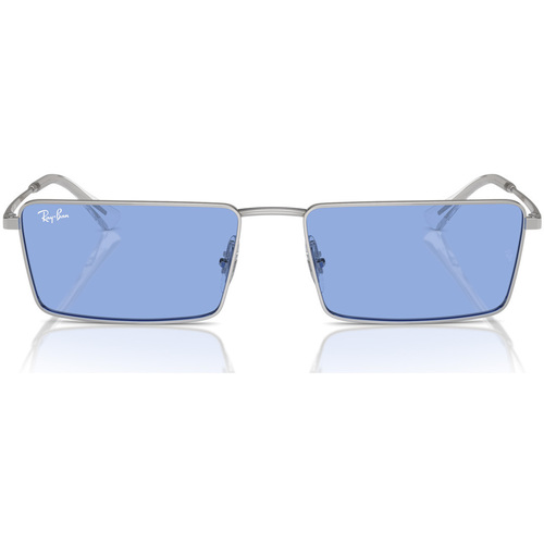 Zegarki & Biżuteria  okulary przeciwsłoneczne Ray-ban Occhiali da Sole  Emy RB3741 003/80 Srebrny