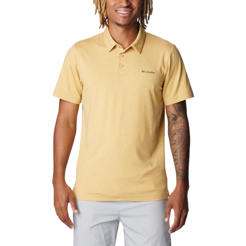 tekstylia Męskie Koszulki polo z krótkim rękawem Columbia Tech Trail Polo Shirt Żółty