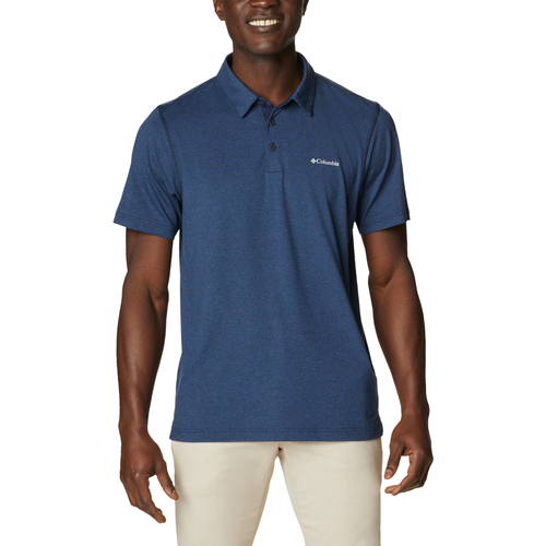 tekstylia Męskie Koszulki polo z krótkim rękawem Columbia Tech Trail Polo Shirt Niebieski