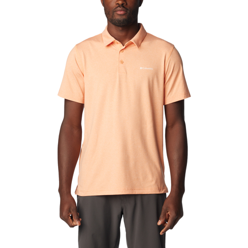 tekstylia Męskie Koszulki polo z krótkim rękawem Columbia Tech Trail Polo Shirt Pomarańczowy