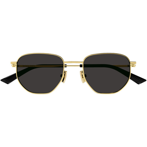 Zegarki & Biżuteria  okulary przeciwsłoneczne Bottega Veneta Occhiali da Sole  BV1301S 001 Złoty
