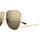 Zegarki & Biżuteria  Męskie okulary przeciwsłoneczne Yves Saint Laurent Occhiali da Sole Saint Laurent SL 690 Dust 004 Złoty