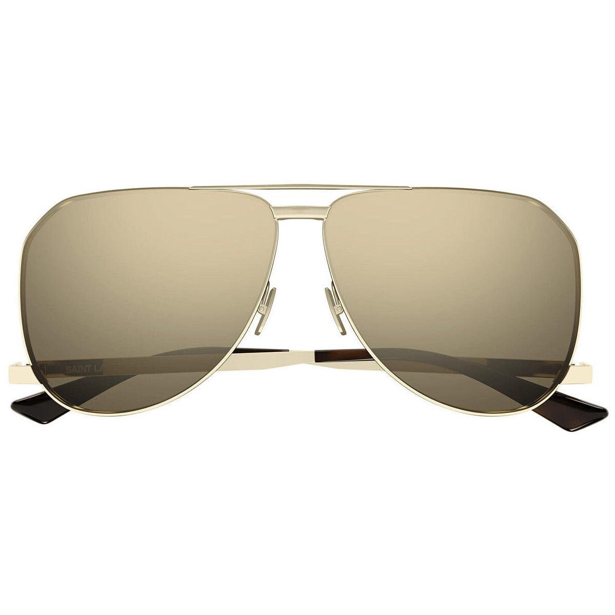 Zegarki & Biżuteria  Męskie okulary przeciwsłoneczne Yves Saint Laurent Occhiali da Sole Saint Laurent SL 690 Dust 004 Złoty
