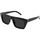 Zegarki & Biżuteria  okulary przeciwsłoneczne Yves Saint Laurent Occhiali da Sole Saint Laurent SL M131 001 Czarny