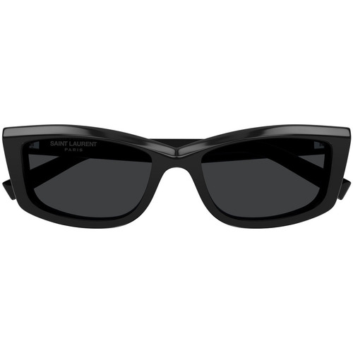 Zegarki & Biżuteria  Damskie okulary przeciwsłoneczne Yves Saint Laurent Occhiali da Sole Saint Laurent SL 658 001 Czarny