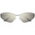 Zegarki & Biżuteria  Damskie okulary przeciwsłoneczne Balenciaga Occhiali da Sole  BB0335S 006 Srebrny