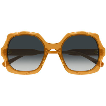 Zegarki & Biżuteria  Damskie okulary przeciwsłoneczne Chloe Occhiali da Sole Chloé CH0226S 004 Pomarańczowy