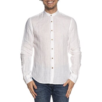 tekstylia Męskie Koszule z długim rękawem Yes Zee C512-UP00 Biały