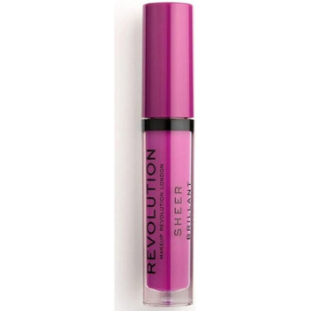 uroda Damskie Błyszczyki  Makeup Revolution Sheer Brilliant Lip Gloss - 145 Vixen Fioletowy