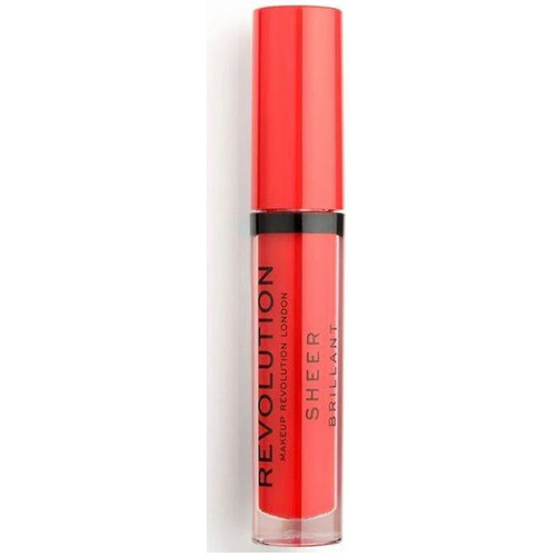uroda Damskie Błyszczyki  Makeup Revolution Sheer Brilliant Lip Gloss - 133 Destiny Pomarańczowy
