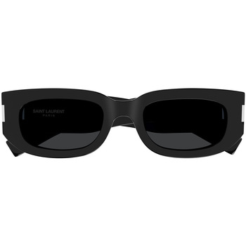 Zegarki & Biżuteria  okulary przeciwsłoneczne Yves Saint Laurent Occhiali da Sole Saint Laurent SL 697 001 Czarny
