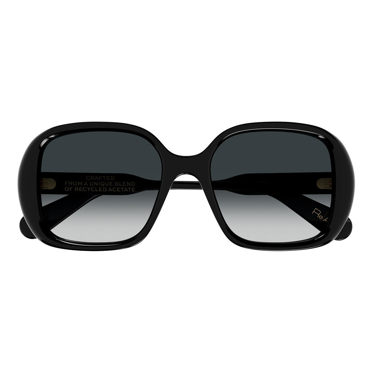 Zegarki & Biżuteria  Damskie okulary przeciwsłoneczne Chloe Occhiali da Sole Chloé CH0222S 001 Czarny