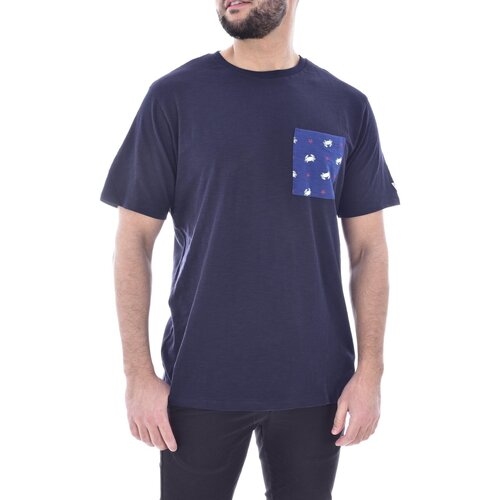 tekstylia Męskie T-shirty z krótkim rękawem Guess F4GI06 K6XN4 Niebieski