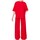 tekstylia Damskie Koszulki polo z długim rękawem Vicolo TB0907 Czerwony