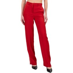 tekstylia Damskie Spodnie z pięcioma kieszeniami Vicolo TB1223 Czerwony
