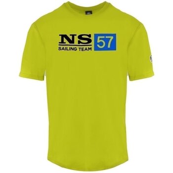tekstylia Męskie T-shirty z krótkim rękawem North Sails 9024050470 Żółty