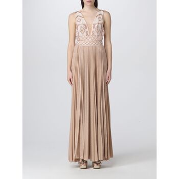 tekstylia Damskie Sukienki krótkie Elisabetta Franchi AB41332E2 Q02 Różowy