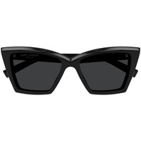 Zegarki & Biżuteria  Damskie okulary przeciwsłoneczne Yves Saint Laurent Occhiali da Sole Saint Laurent SL 657 001 Czarny