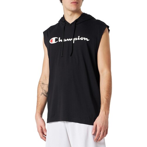 tekstylia Męskie T-shirty z krótkim rękawem Champion  Czarny