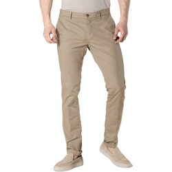 tekstylia Męskie Spodnie z pięcioma kieszeniami Mason's MILANO-MBE101 Beżowy