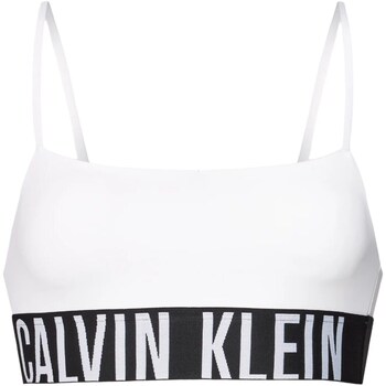 tekstylia Damskie Bikini: góry lub doły osobno Calvin Klein Jeans 000QF7631E Biały