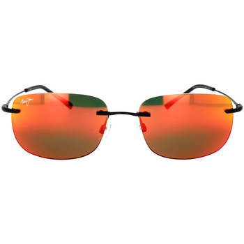 Zegarki & Biżuteria  okulary przeciwsłoneczne Maui Jim Occhiali da Sole  Ohai RM334-2M Polarizzati Czarny