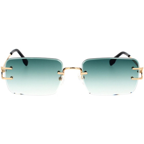 Zegarki & Biżuteria  okulary przeciwsłoneczne Leziff Occhiali da Sole  M5929 C3 Złoty