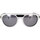 Zegarki & Biżuteria  Męskie okulary przeciwsłoneczne 23° Eyewear Occhiali da Sole Dargen D'Amico X 23° Round One Kigo Srebrny