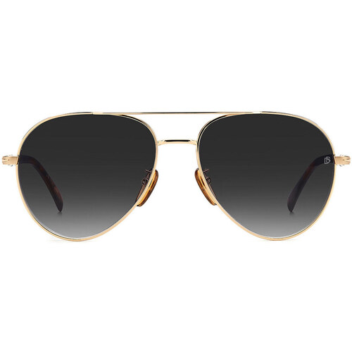 Zegarki & Biżuteria  Męskie okulary przeciwsłoneczne David Beckham Occhiali da Sole  DB1118/G/S T5U Złoty
