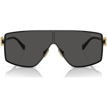 Zegarki & Biżuteria  Damskie okulary przeciwsłoneczne Miu Miu Occhiali da Sole Miu Miu MU51ZS 1AB5S0 Czarny
