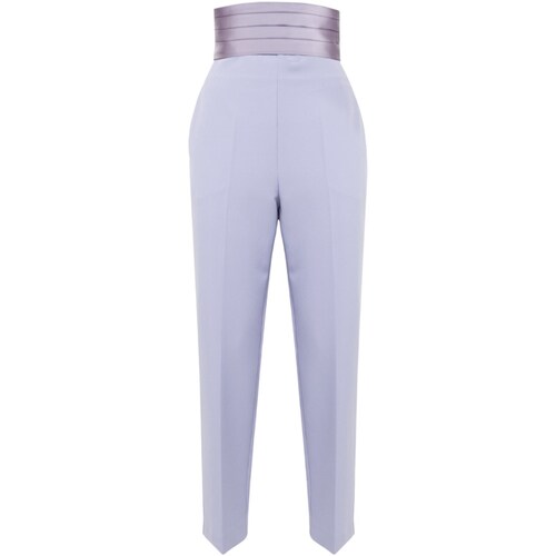 tekstylia Damskie Spodnie z pięcioma kieszeniami Blugirl RA4178T3359 Fioletowy