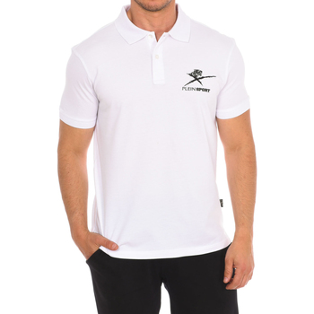 tekstylia Męskie Koszulki polo z krótkim rękawem Philipp Plein Sport PIPS506-01 Biały