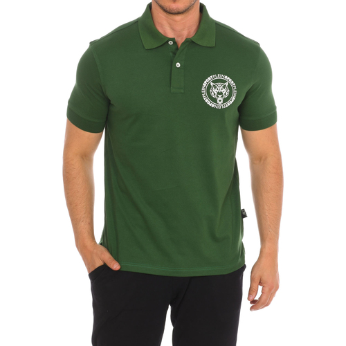 tekstylia Męskie Koszulki polo z krótkim rękawem Philipp Plein Sport PIPS508-32 Zielony