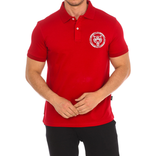 tekstylia Męskie Koszulki polo z krótkim rękawem Philipp Plein Sport PIPS508-52 Czerwony