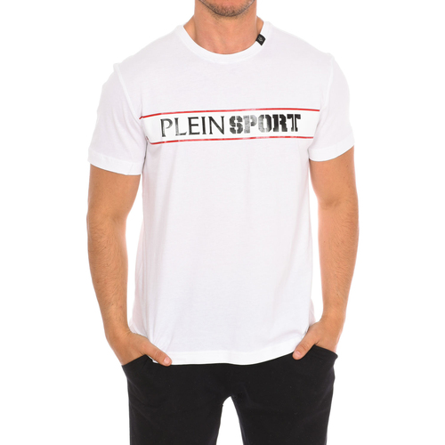 tekstylia Męskie T-shirty z krótkim rękawem Philipp Plein Sport TIPS405-01 Biały