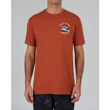 tekstylia Męskie T-shirty i Koszulki polo Salty Crew Hot rod shark premium s/s tee Pomarańczowy