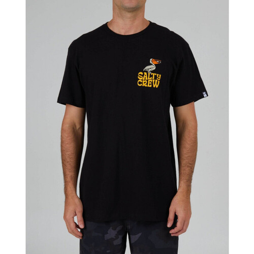 tekstylia Męskie T-shirty i Koszulki polo Salty Crew Seaside standard s/s tee Czarny