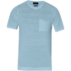 tekstylia Męskie T-shirty z krótkim rękawem Liu Jo M124P202LONGLINO Niebieski