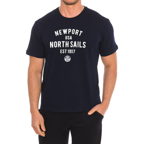 tekstylia Męskie T-shirty z krótkim rękawem North Sails 9024010-800 Marine