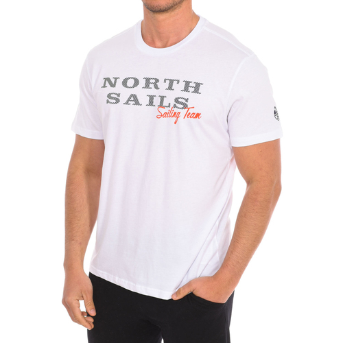 tekstylia Męskie T-shirty z krótkim rękawem North Sails 9024030-101 Biały
