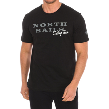 tekstylia Męskie T-shirty z krótkim rękawem North Sails 9024030-999 Czarny