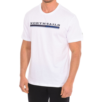 tekstylia Męskie T-shirty z krótkim rękawem North Sails 9024040-101 Biały