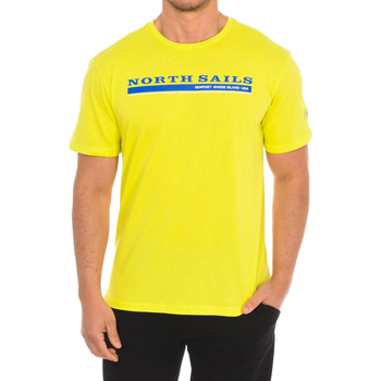 tekstylia Męskie T-shirty z krótkim rękawem North Sails 9024040-470 Żółty